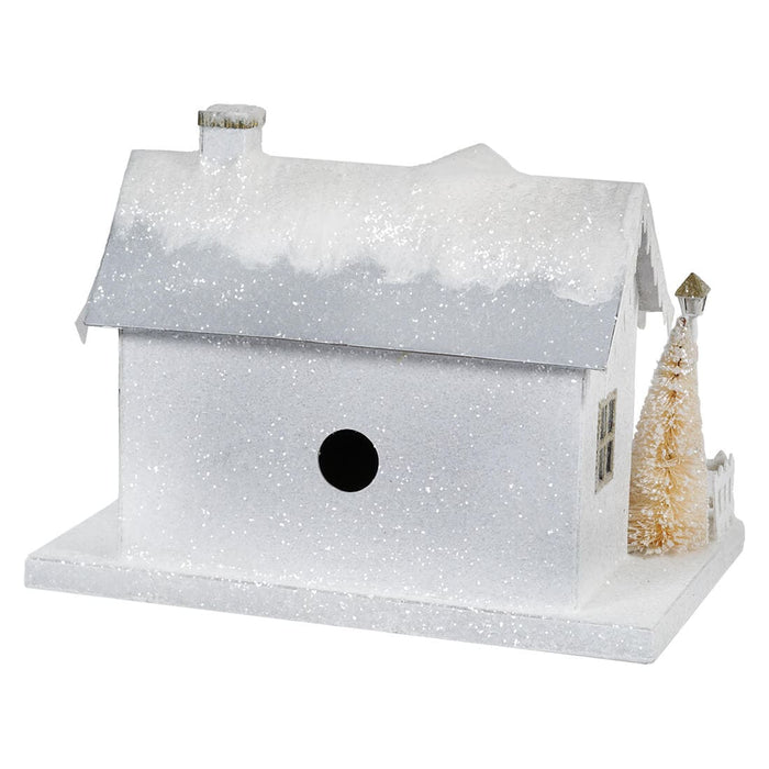 Metallic Christmas Village House