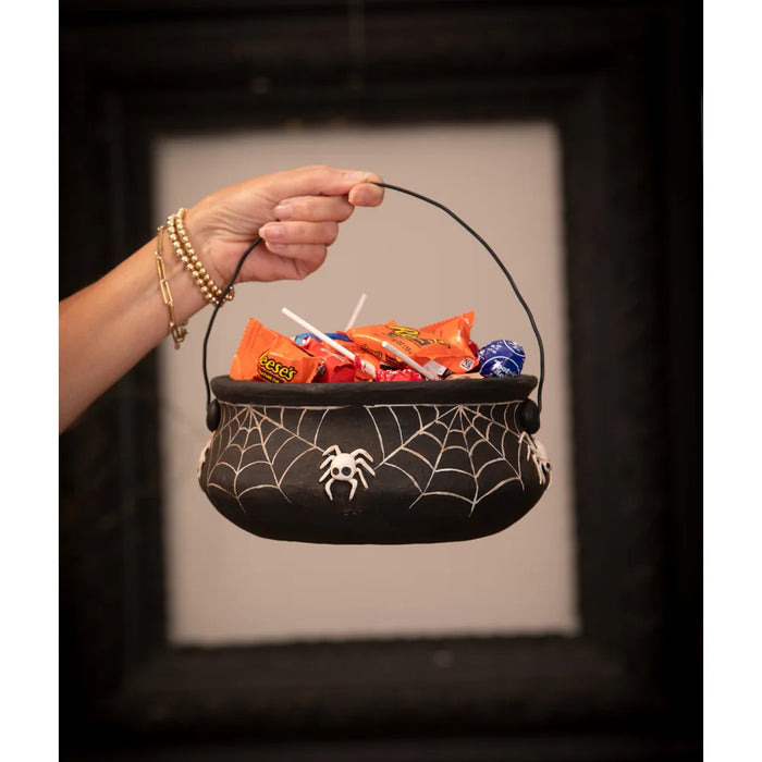 Creepy Spider Web Cauldron