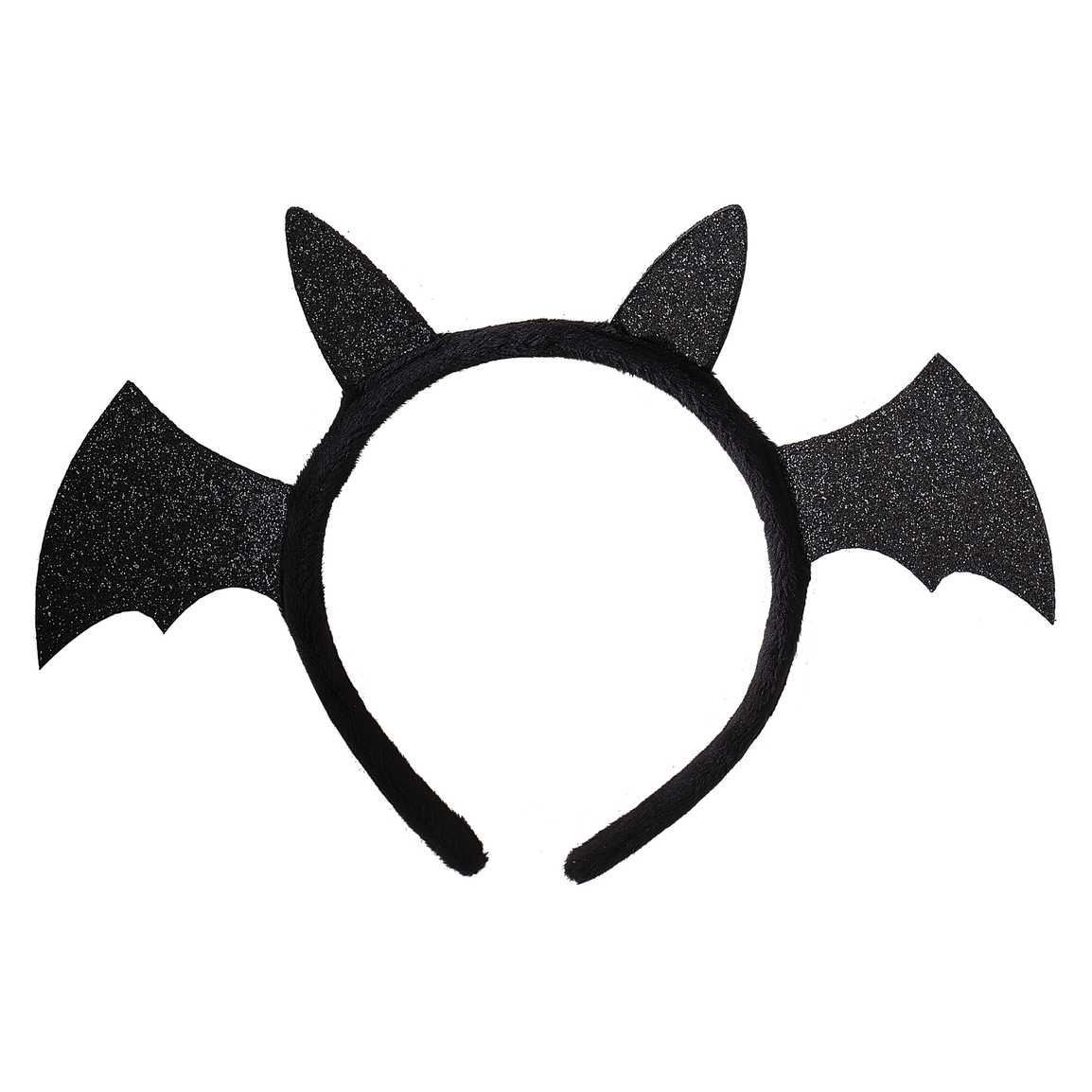 Black Sparkle Bat Halloween Headband Gatherings by CP