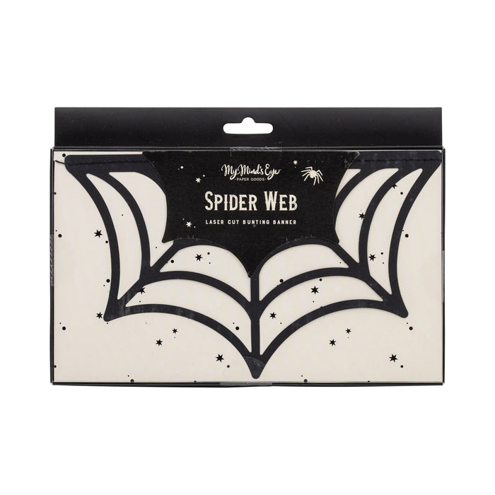 Spider Web Bunting Banner