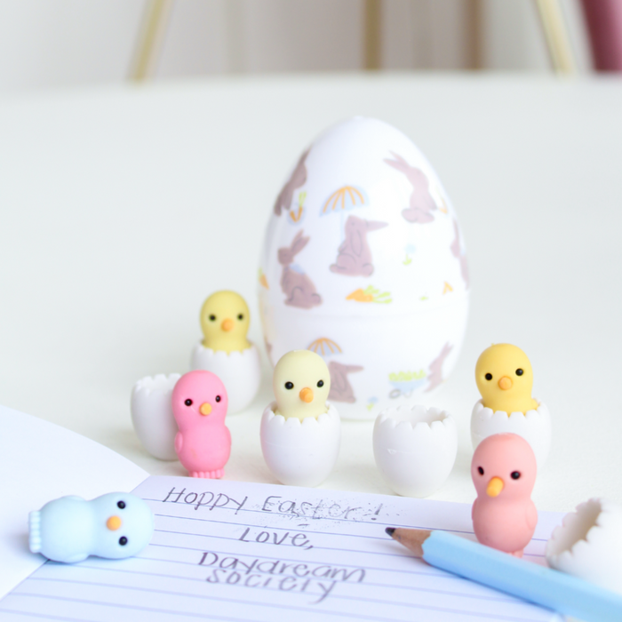 Chicks Eraser Set