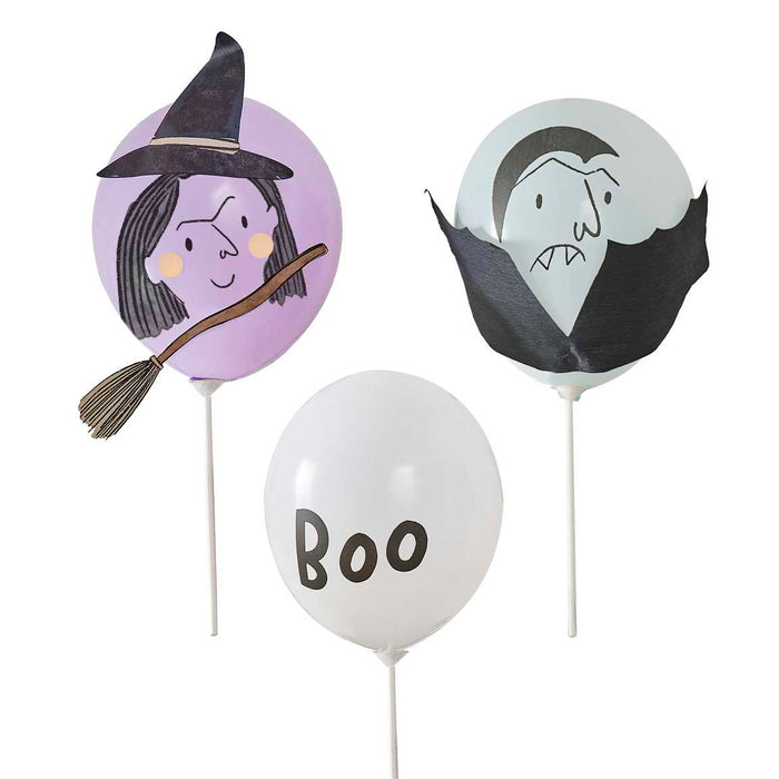 Vampire & Witch Halloween Balloons