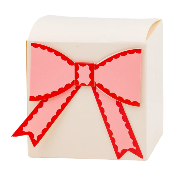 PInk and Red Bow Treat Boxes