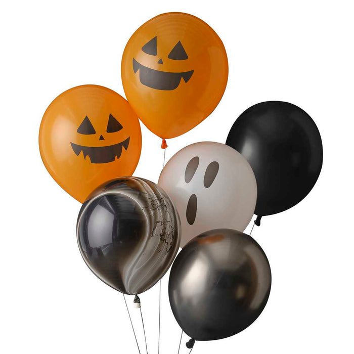 Pumpkin and Ghost Halloween Balloons