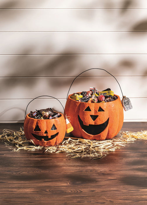 Jack-O-Lantern Treat Buckets