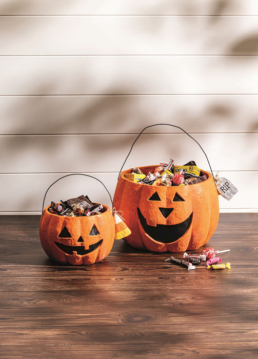 Jack-O-Lantern Treat Buckets