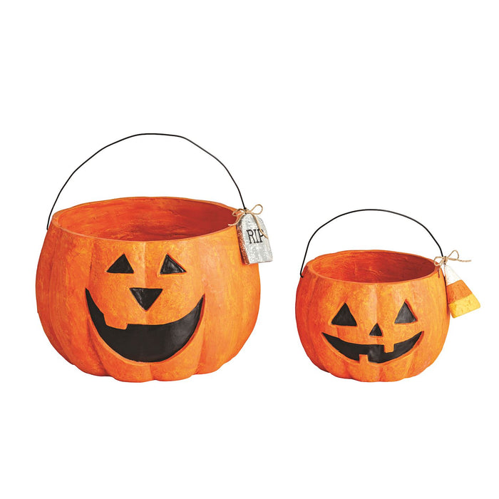 Jack-O-Lantern Treat Buckets