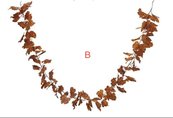 Faux Leaf Garland
