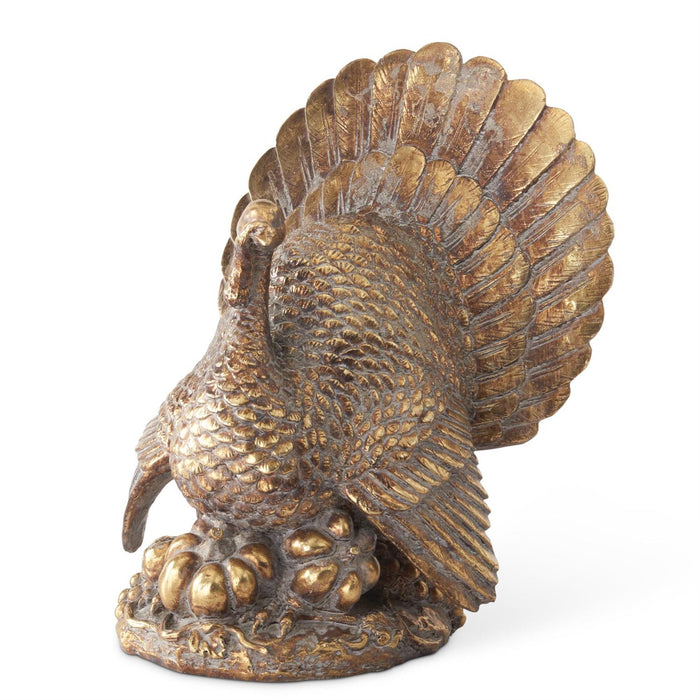 Resin Antique Gold Turkey