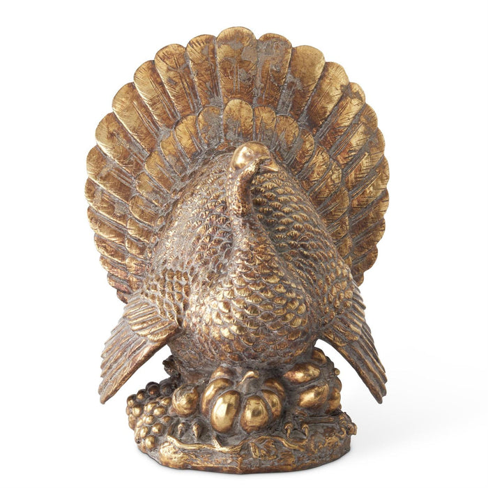 Resin Antique Gold Turkey