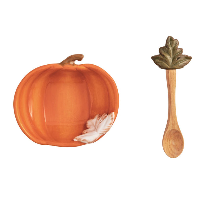 Pumpkin Dip Bowl Set