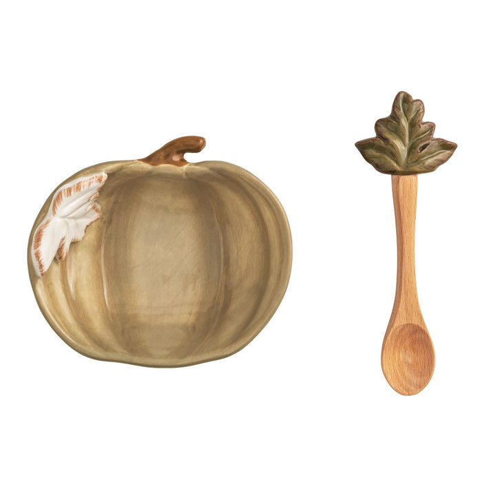 Pumpkin Dip Bowl Set