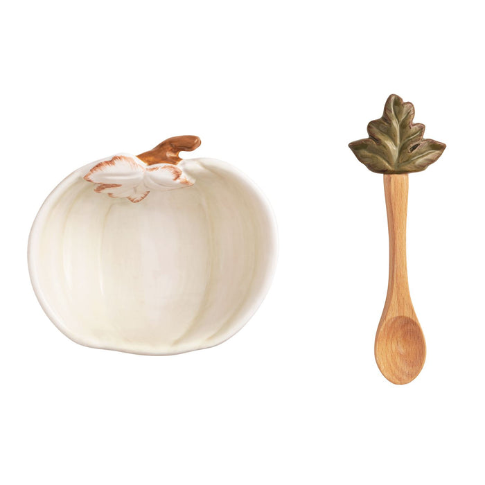 Pumpkin Dip Bowl Set