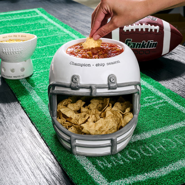 Football Helmet Chip & Dip