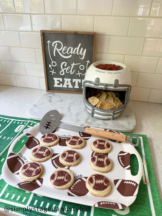 Football Helmet Chip & Dip