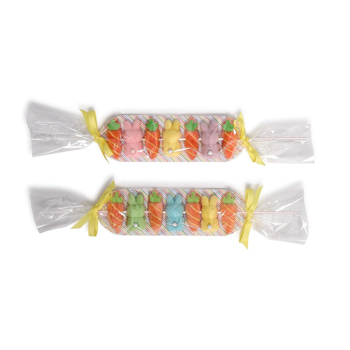 Hoppy Kabob- Bunnies and Carrots Vanilla Marshmallow Candy