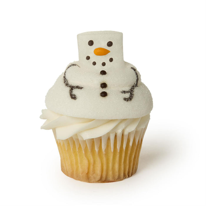 Melting Snowman Sugar Coated Marshmallows