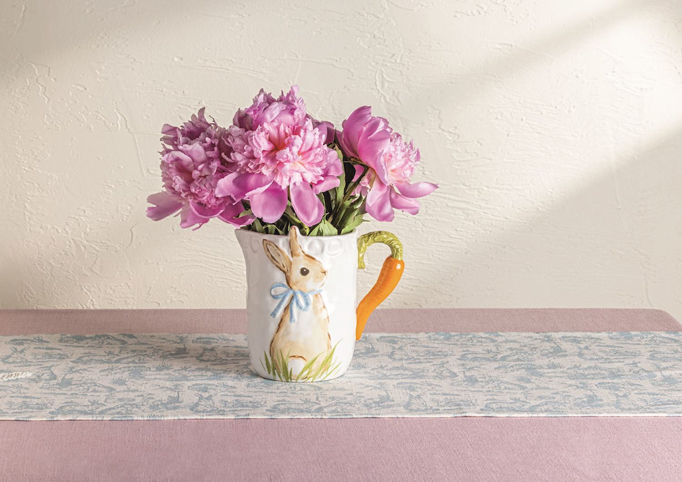Bunny Carrot Handle Pitcher