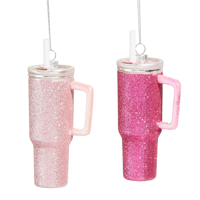 Pink Disco Tumbler Ornament