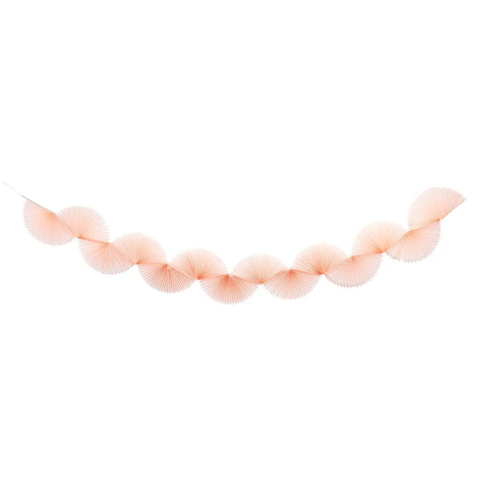 Pink Tissue Bunting Banner