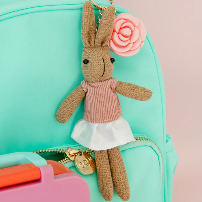 Bunnies In The Garden Bunny Keychain Lip Balm