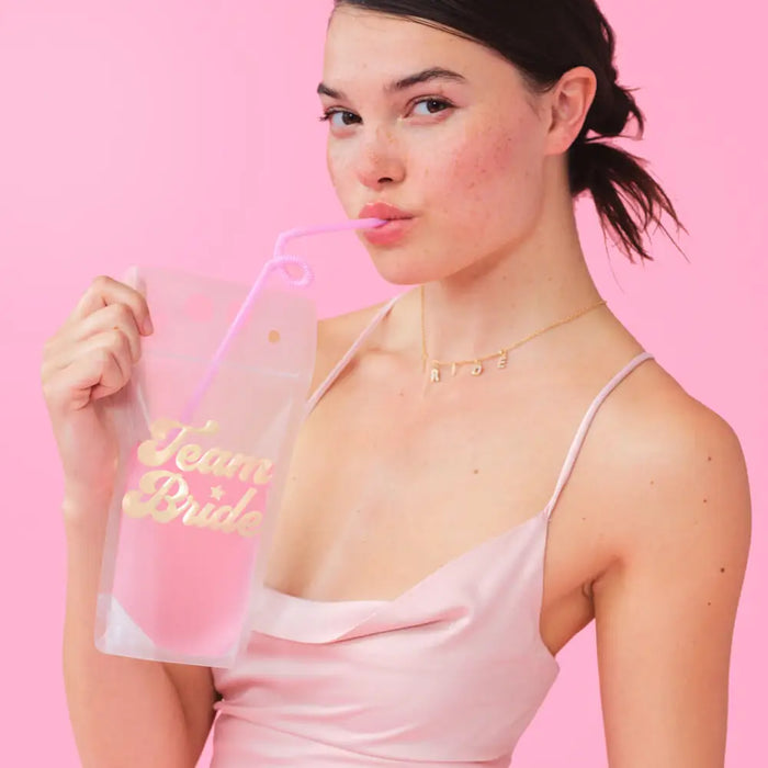Team Bride Drink Pouches