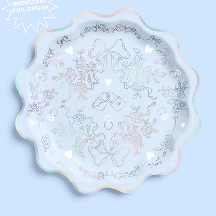 Wedding Blue Plates