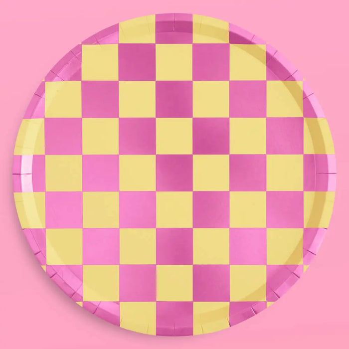 Groovy Preppy Smiley Paper Plates