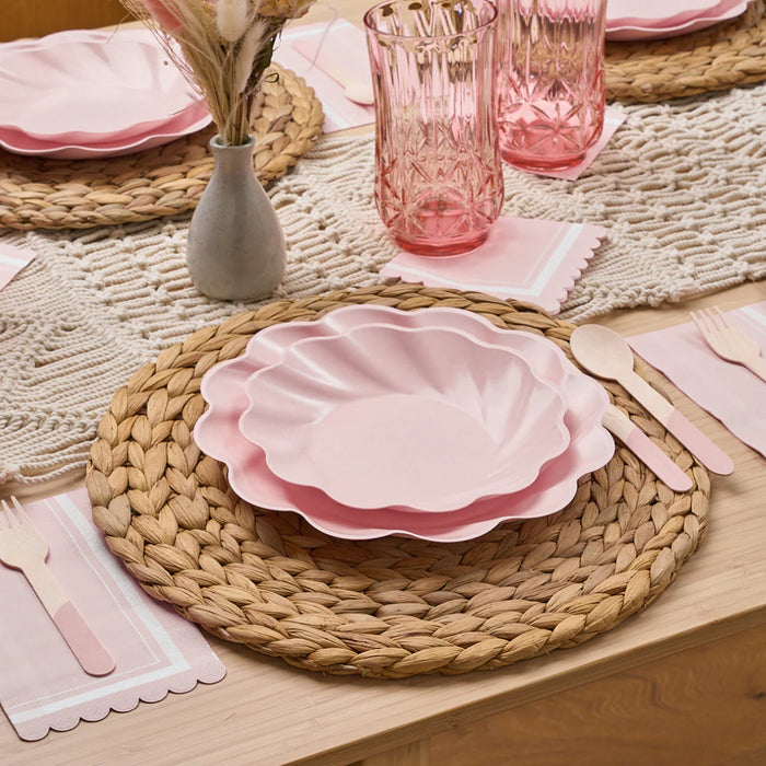 Blush Eco Friendly Bamboo Dinner Plate