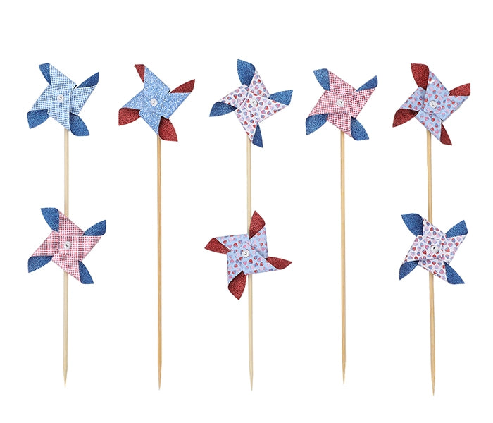 Mini Pinwheel Cake Toppers
