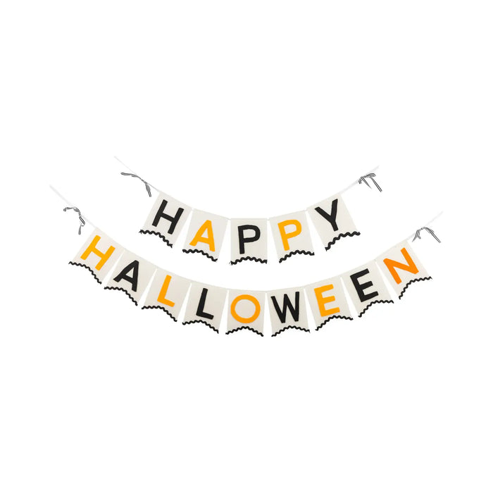 Felt Happy Halloween Banner
