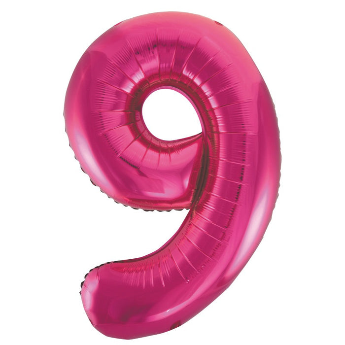 Number 9 - 34" Foil Balloon