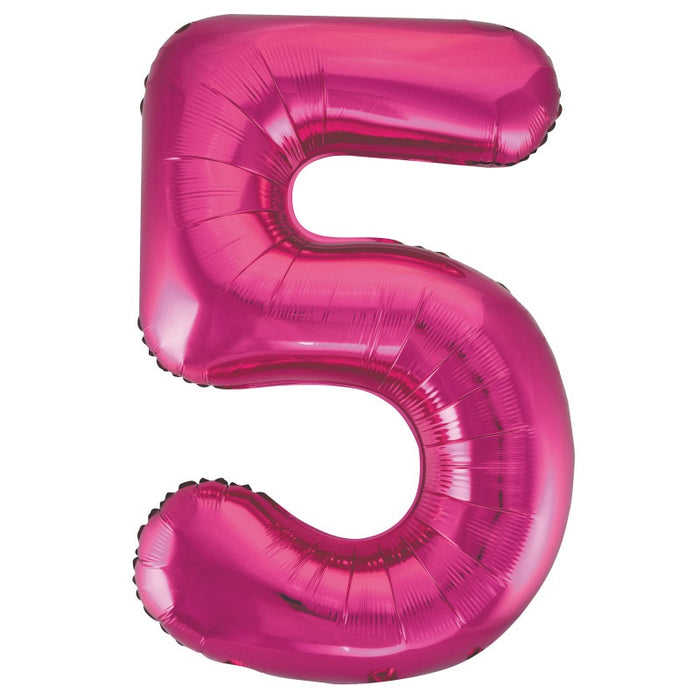 Number 5 - 34" Foil Balloon
