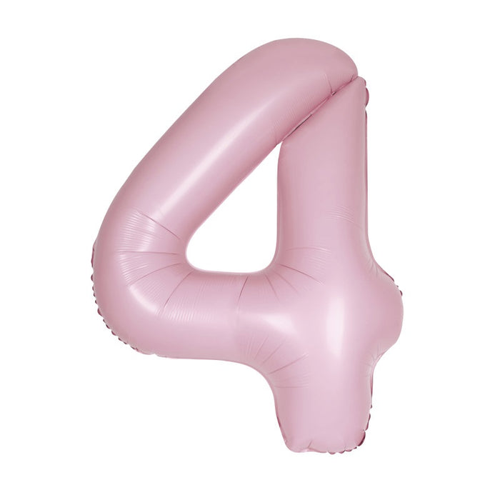 Number 4 - 34" Foil Balloon