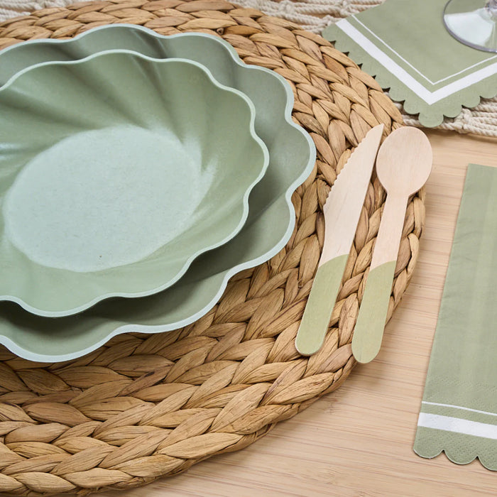 Sage Eco Friendly Bamboo Dinner Plate