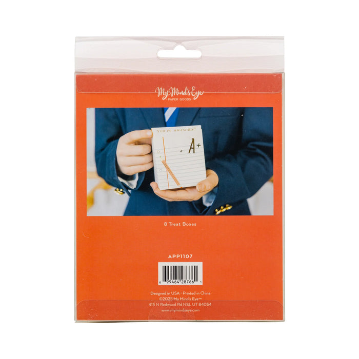 Ruled Paper Treat Box