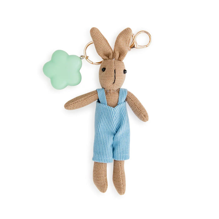 Bunnies In The Garden Bunny Keychain Lip Balm