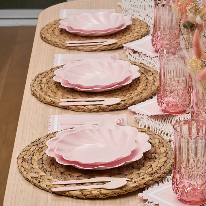 Blush Eco Friendly Bamboo Dinner Plate