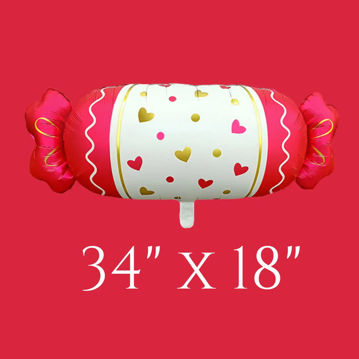 Candy-Shaped Valentine Foil Balloon