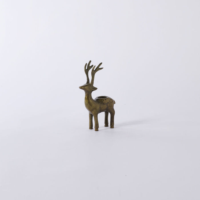 Winter Deer Candleholder