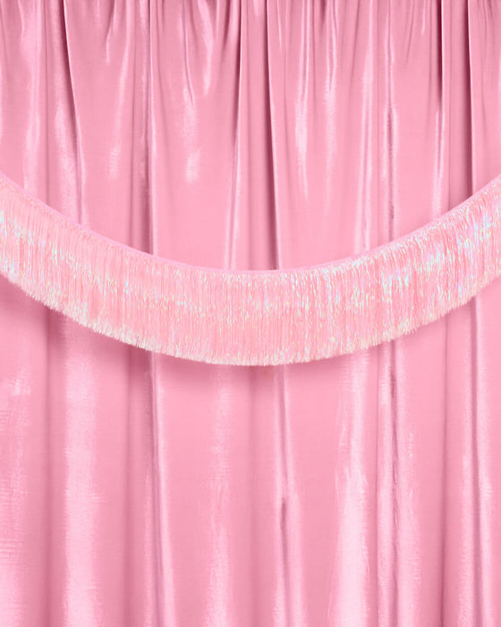 Light Pink Fringe Banner
