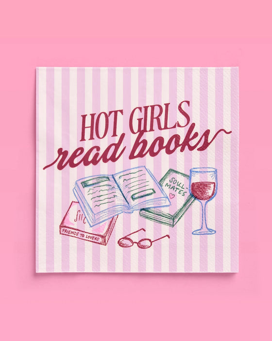 Hot Girls Book Club Napkins
