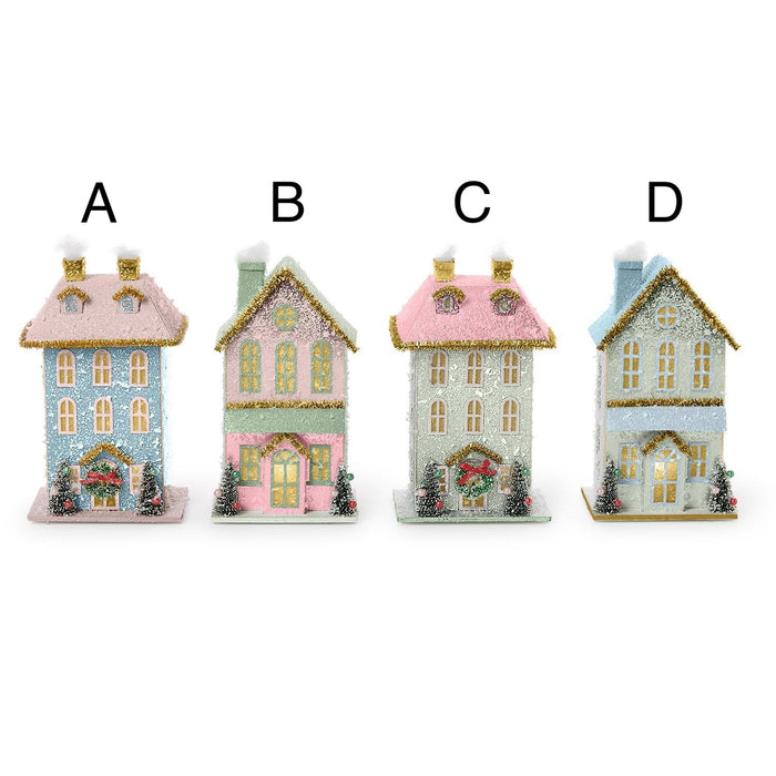 Holiday Lane Hand-Made Light Up House