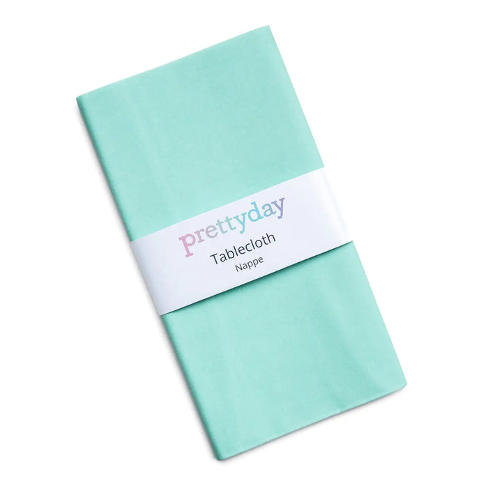 Eco-Friendly Mint Disposable Pastel Paper Party Tablecloth