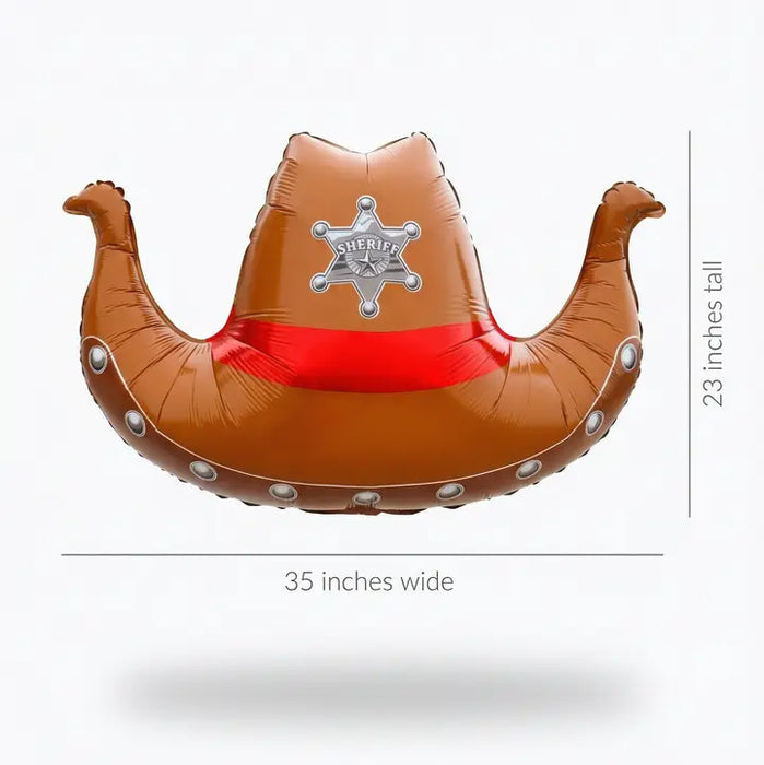 Cowboy Hat Foil Balloon