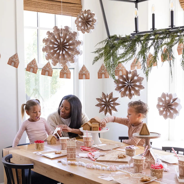 Felt Gingerbread House Garland