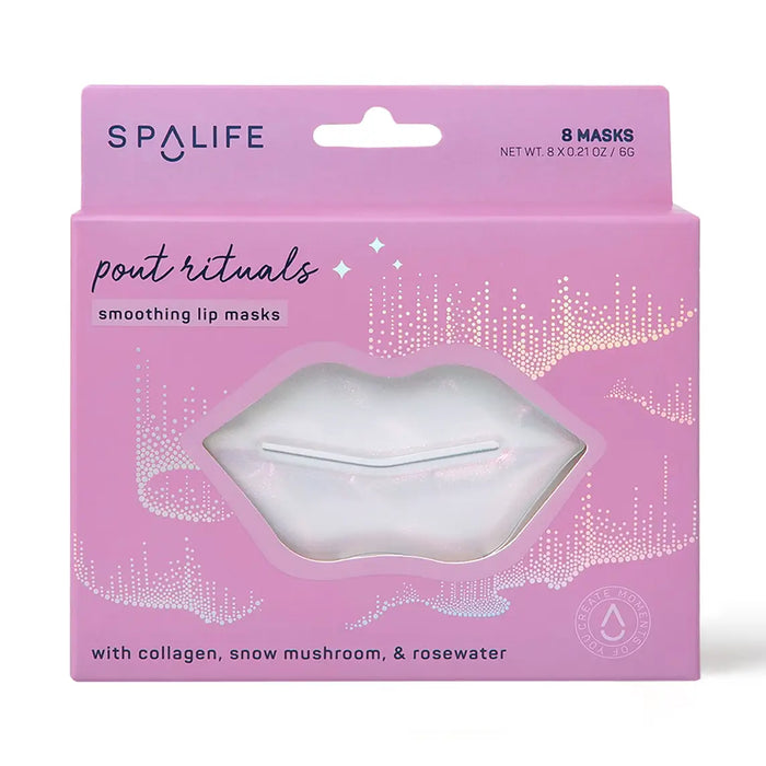 Pout Rituals Smoothing Hydrogel Lip Masks - 8 Pairs
