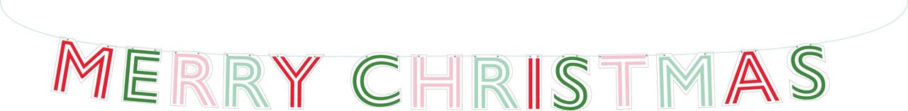 Merry Christmas Paper Garland