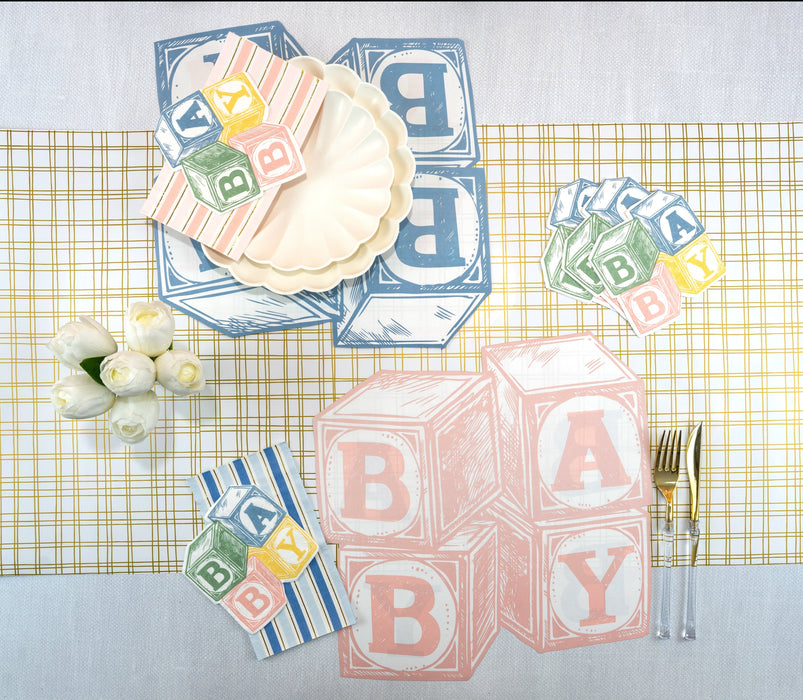 Baby Blocks Paper Placemats