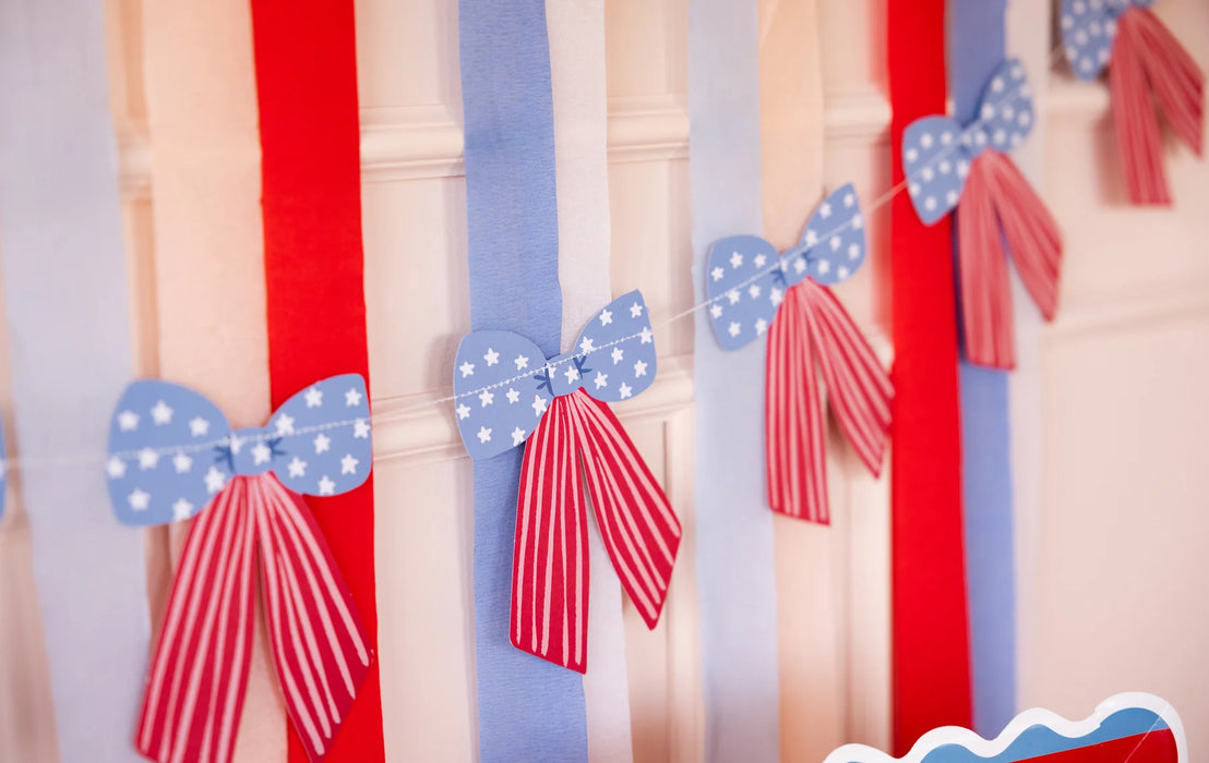 Stars and Stripes Bow Banner